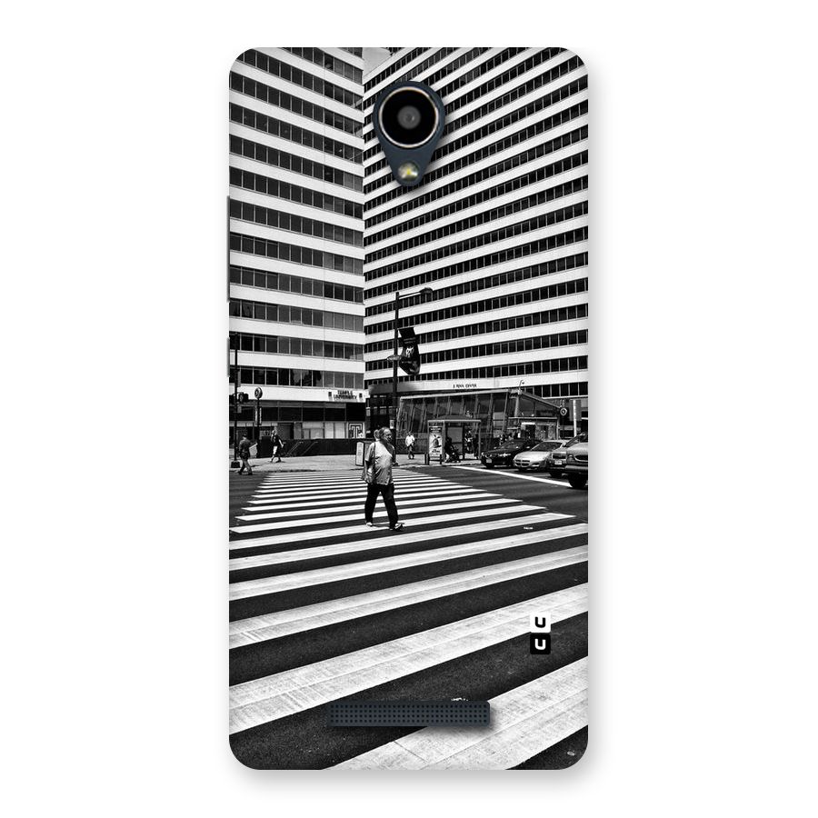 Black White Perspective Back Case for Redmi Note 2