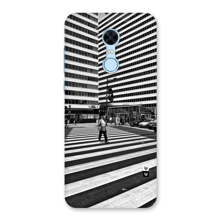 Black White Perspective Back Case for Redmi Note 5