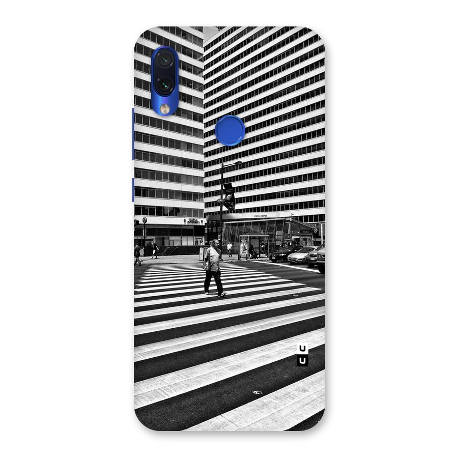 Black White Perspective Back Case for Redmi Note 7
