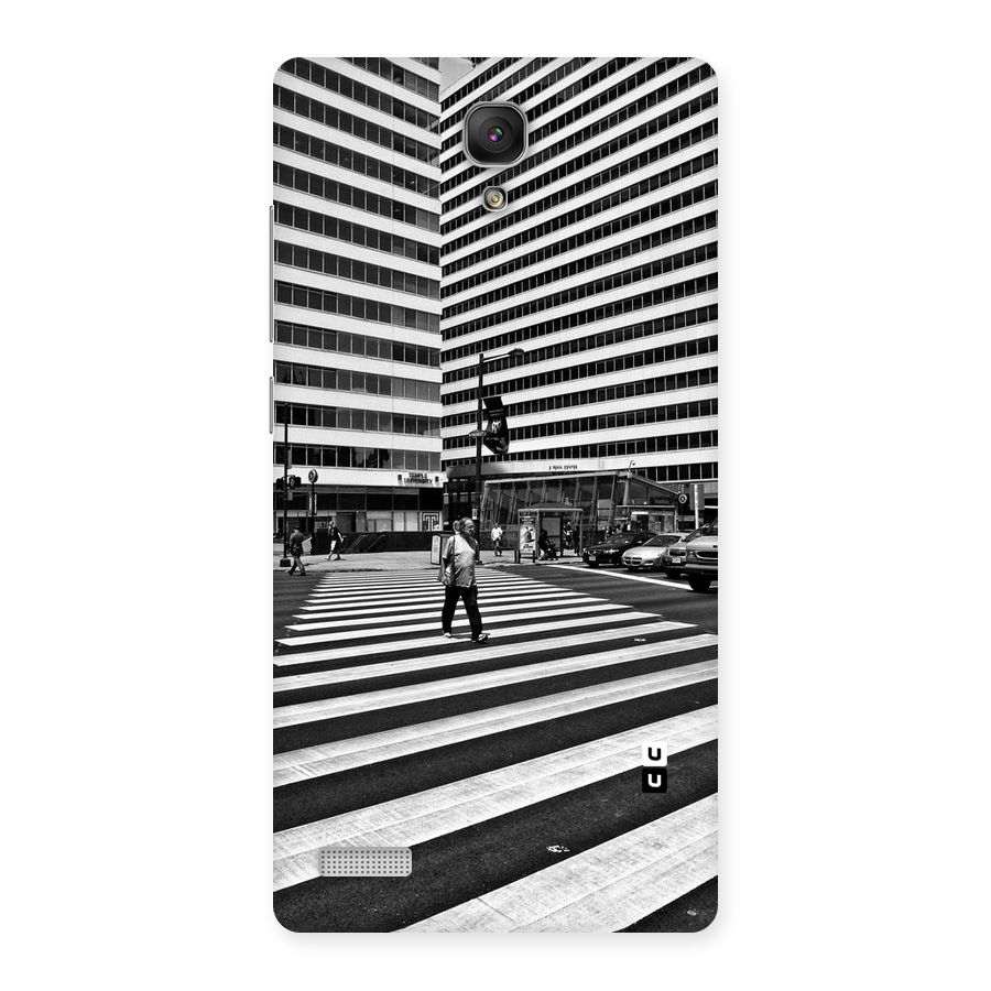 Black White Perspective Back Case for Redmi Note Prime