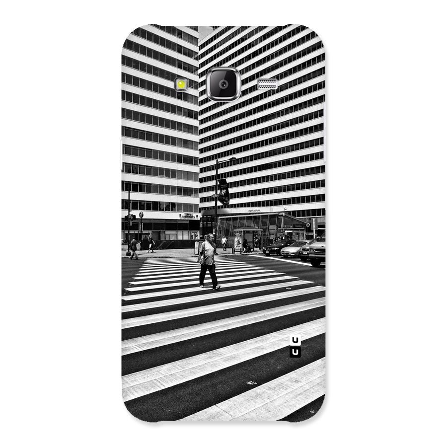 Black White Perspective Back Case for Samsung Galaxy J2 Prime