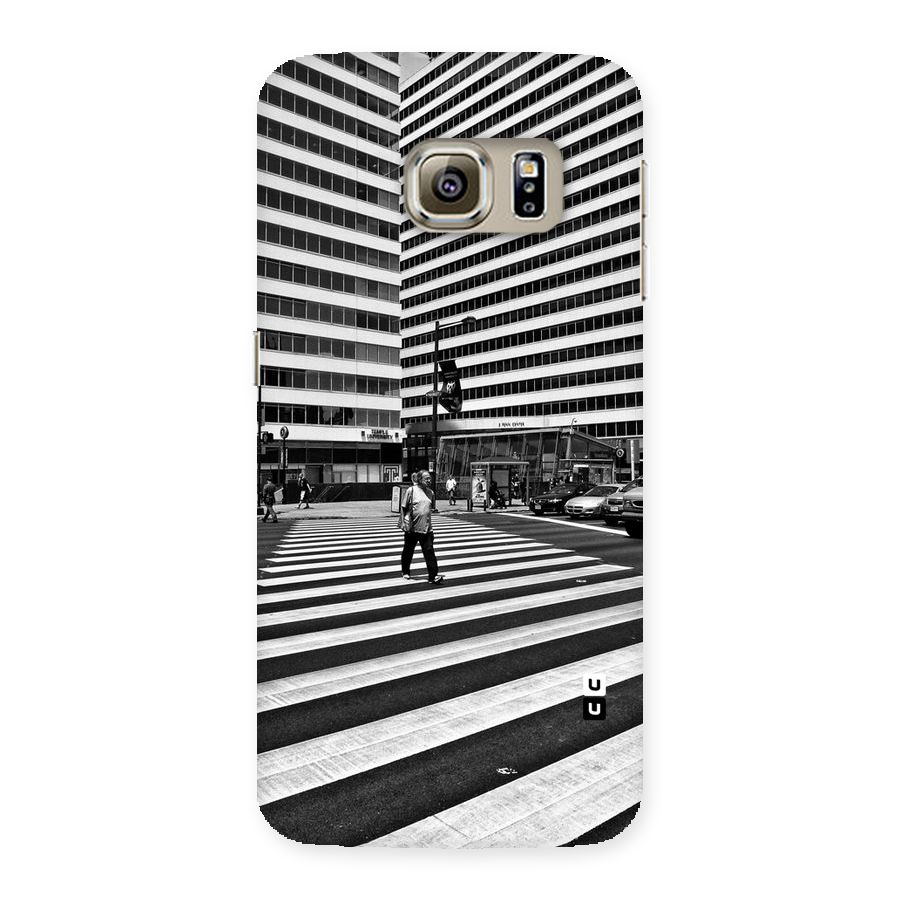Black White Perspective Back Case for Samsung Galaxy S6 Edge