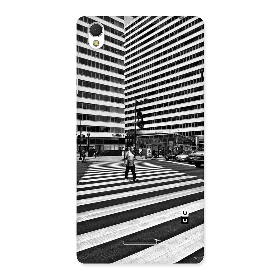 Black White Perspective Back Case for Sony Xperia T3