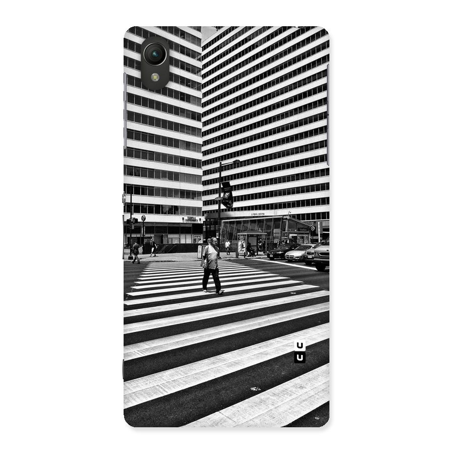 Black White Perspective Back Case for Sony Xperia Z2