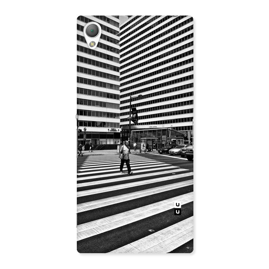 Black White Perspective Back Case for Sony Xperia Z3