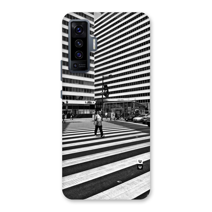 Black White Perspective Back Case for Vivo X50