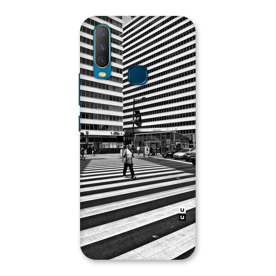 Black White Perspective Back Case for Vivo Y11