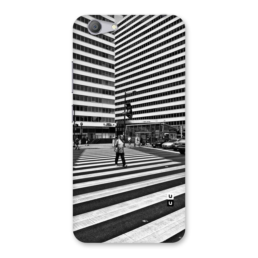 Black White Perspective Back Case for Vivo Y53