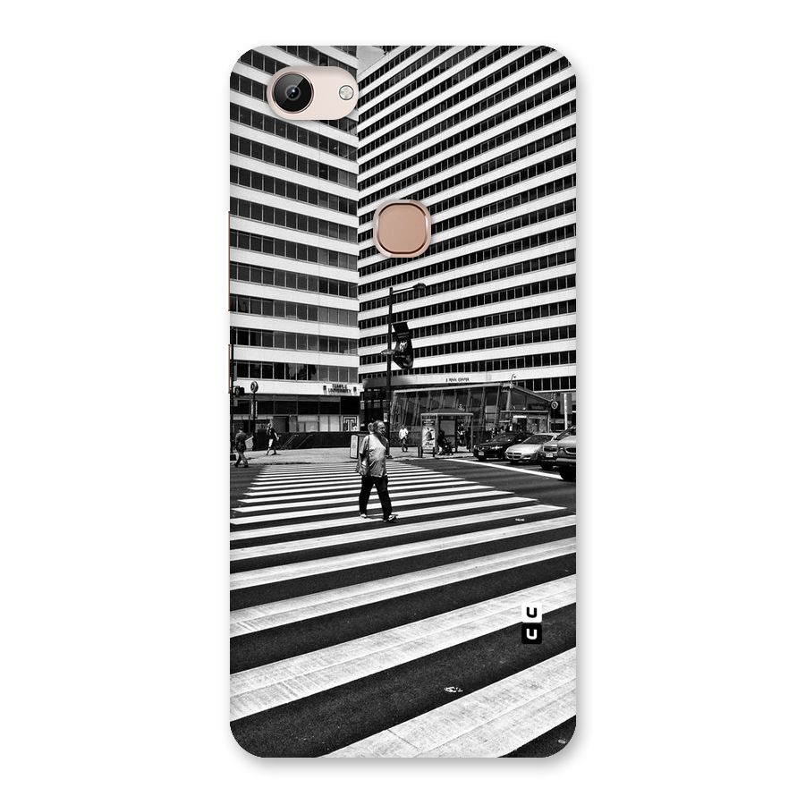 Black White Perspective Back Case for Vivo Y83