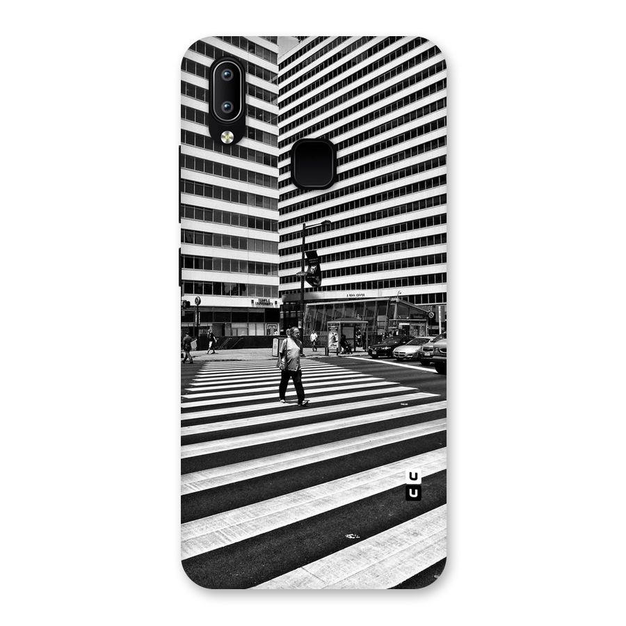 Black White Perspective Back Case for Vivo Y93
