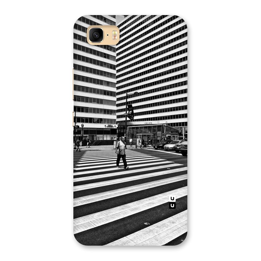 Black White Perspective Back Case for Zenfone 3s Max