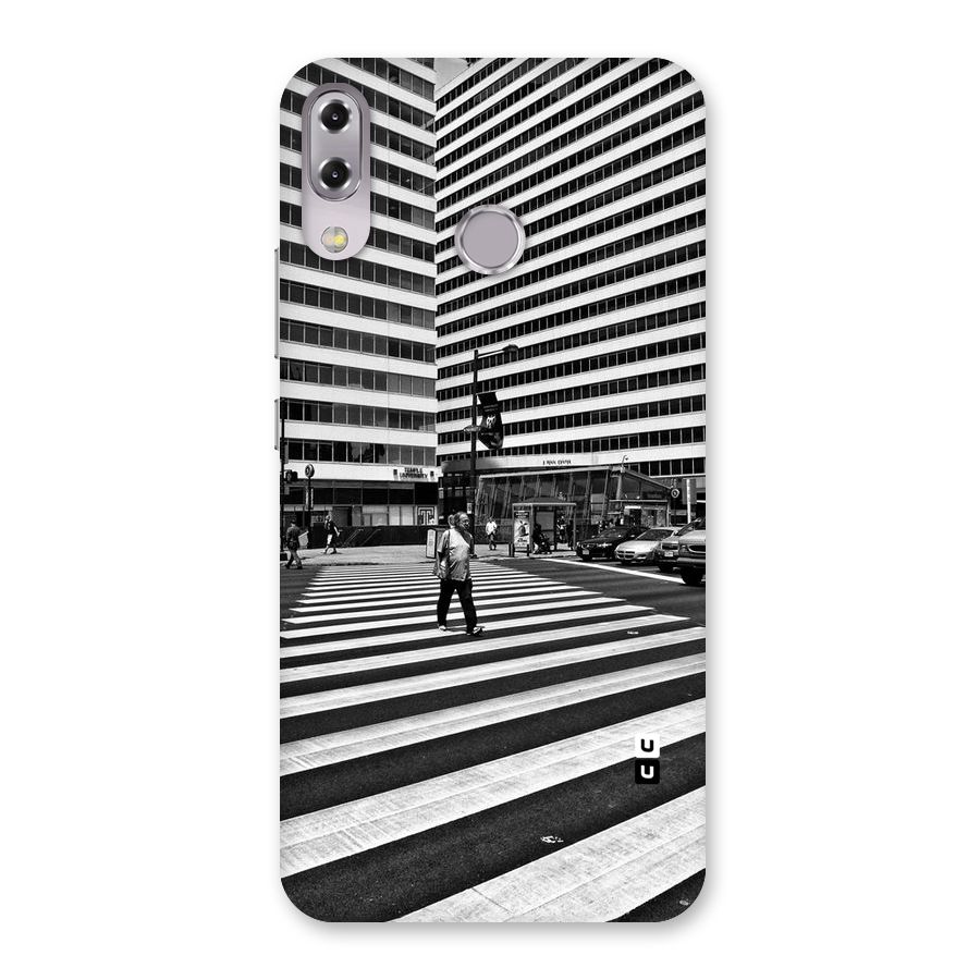 Black White Perspective Back Case for Zenfone 5Z
