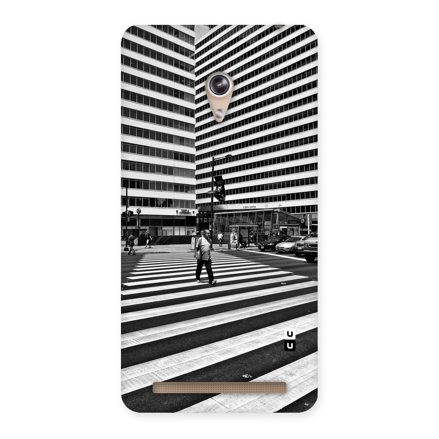 Black White Perspective Back Case for Zenfone 6