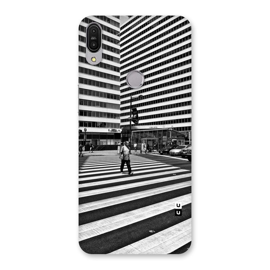 Black White Perspective Back Case for Zenfone Max Pro M1