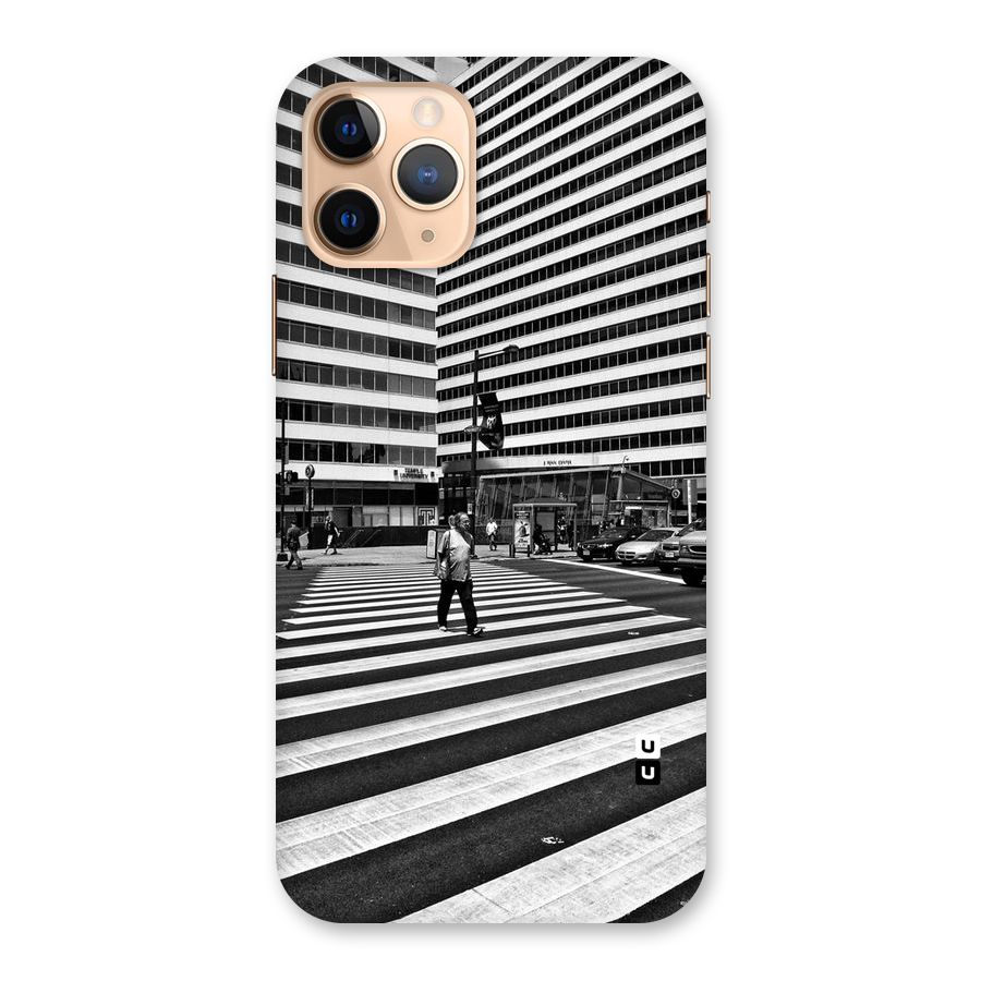 Black White Perspective Back Case for iPhone 11 Pro