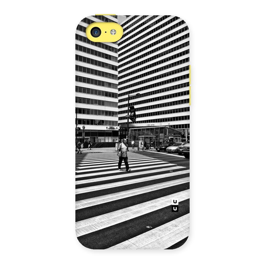 Black White Perspective Back Case for iPhone 5C