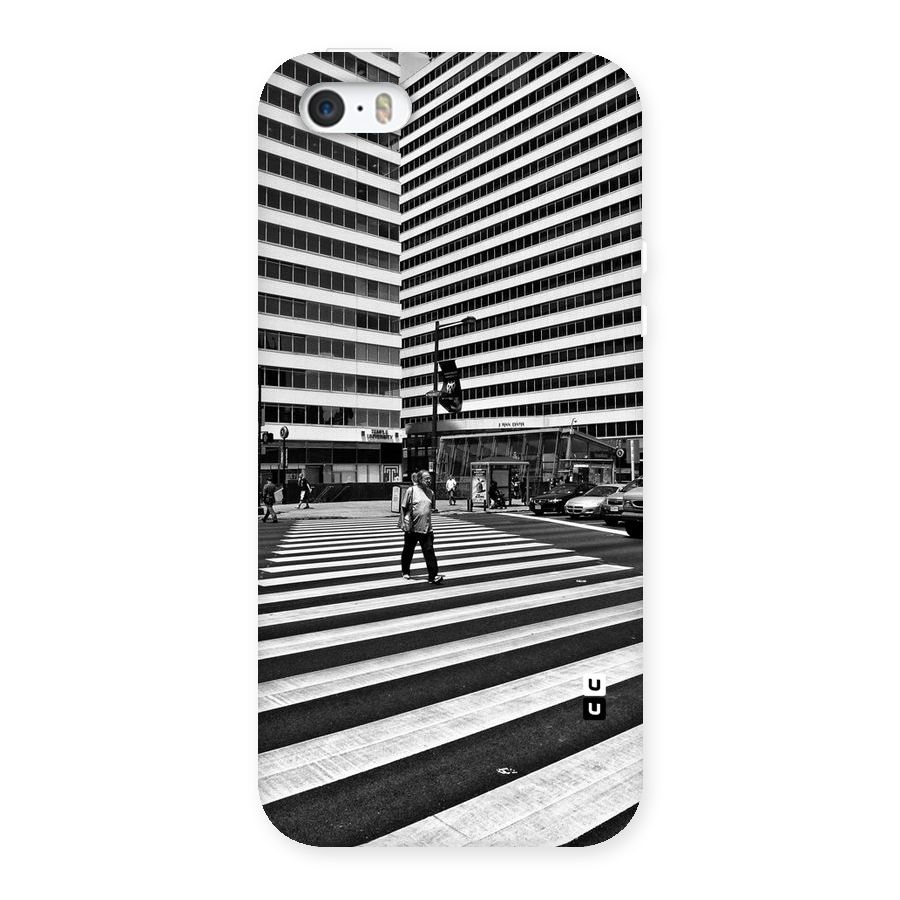 Black White Perspective Back Case for iPhone 5 5S