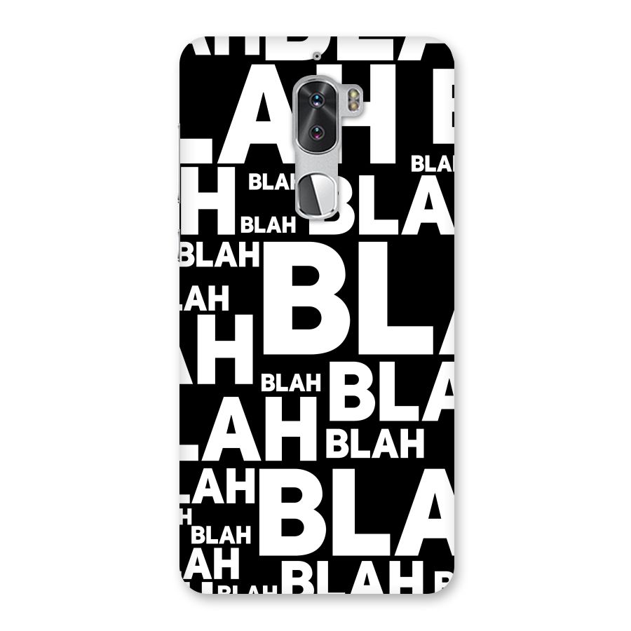 Blah Blah Pattern Back Case for Coolpad Cool 1
