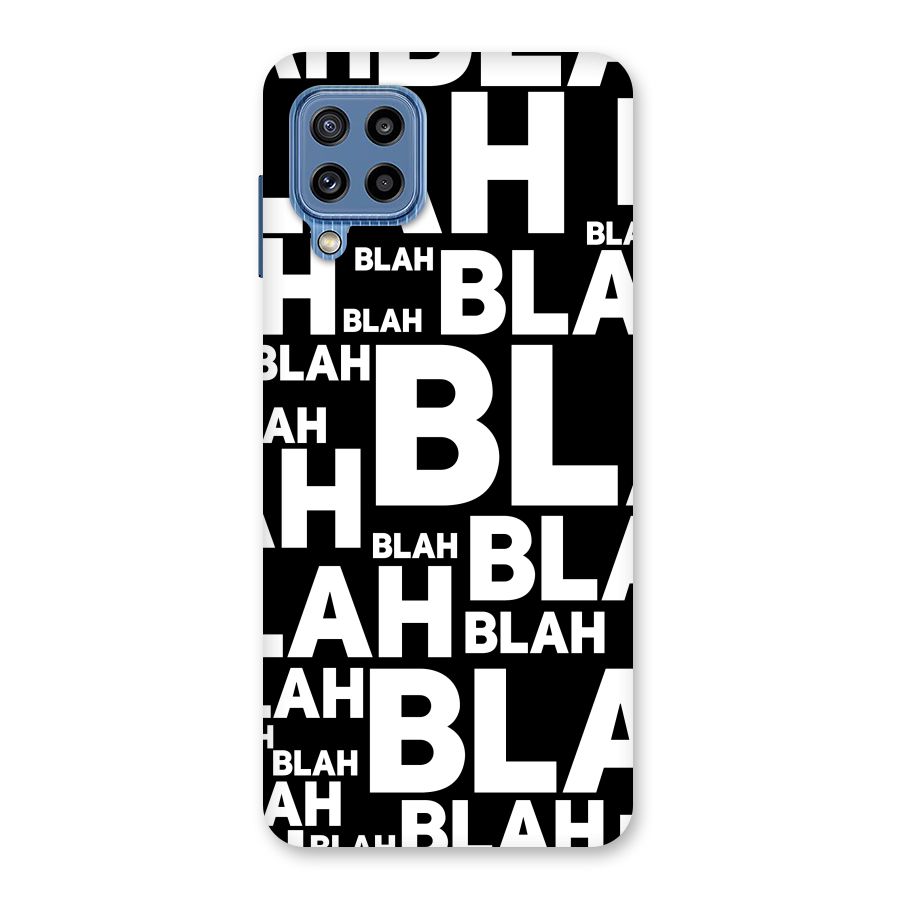 Blah Blah Pattern Back Case for Galaxy M32
