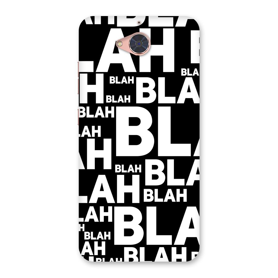 Blah Blah Pattern Back Case for Gionee S6 Pro