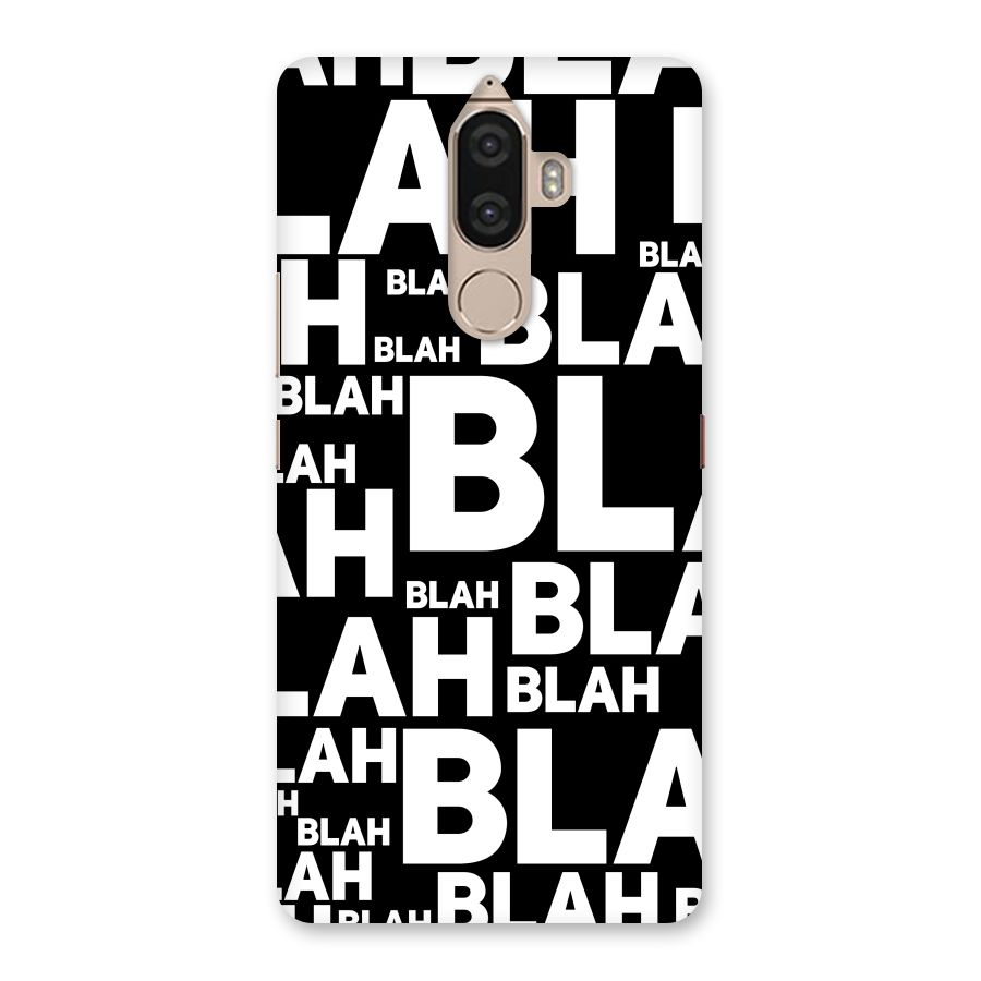 Blah Blah Pattern Back Case for Lenovo K8 Note