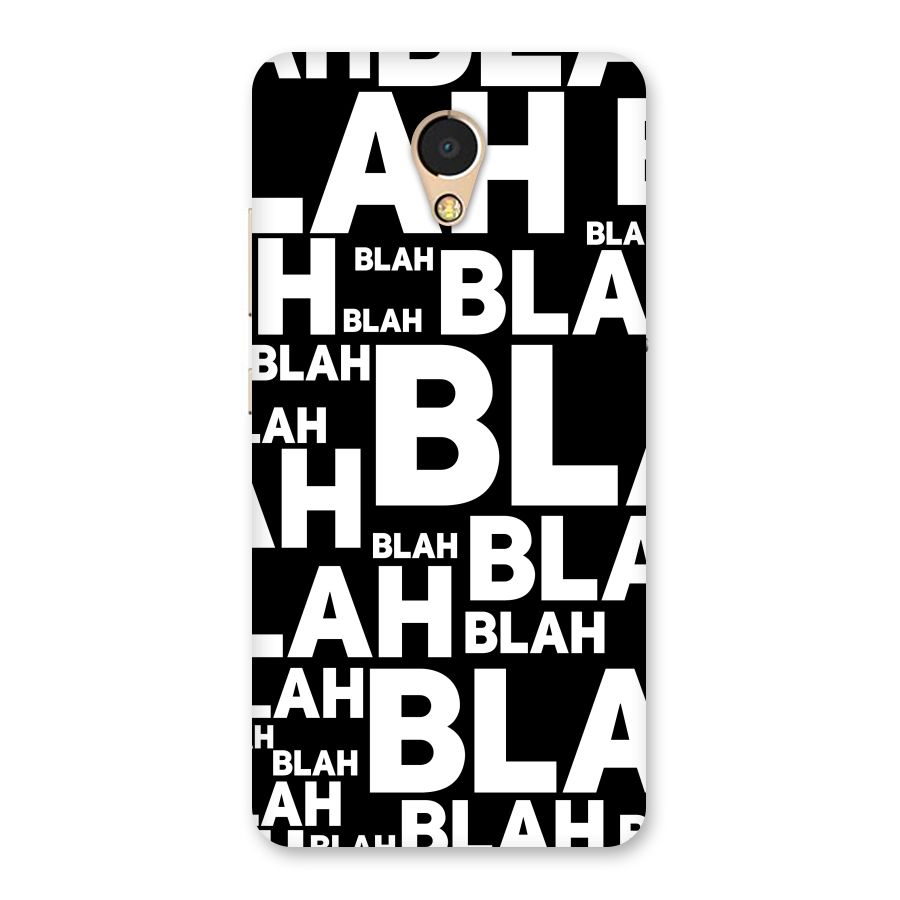 Blah Blah Pattern Back Case for Lenovo P2