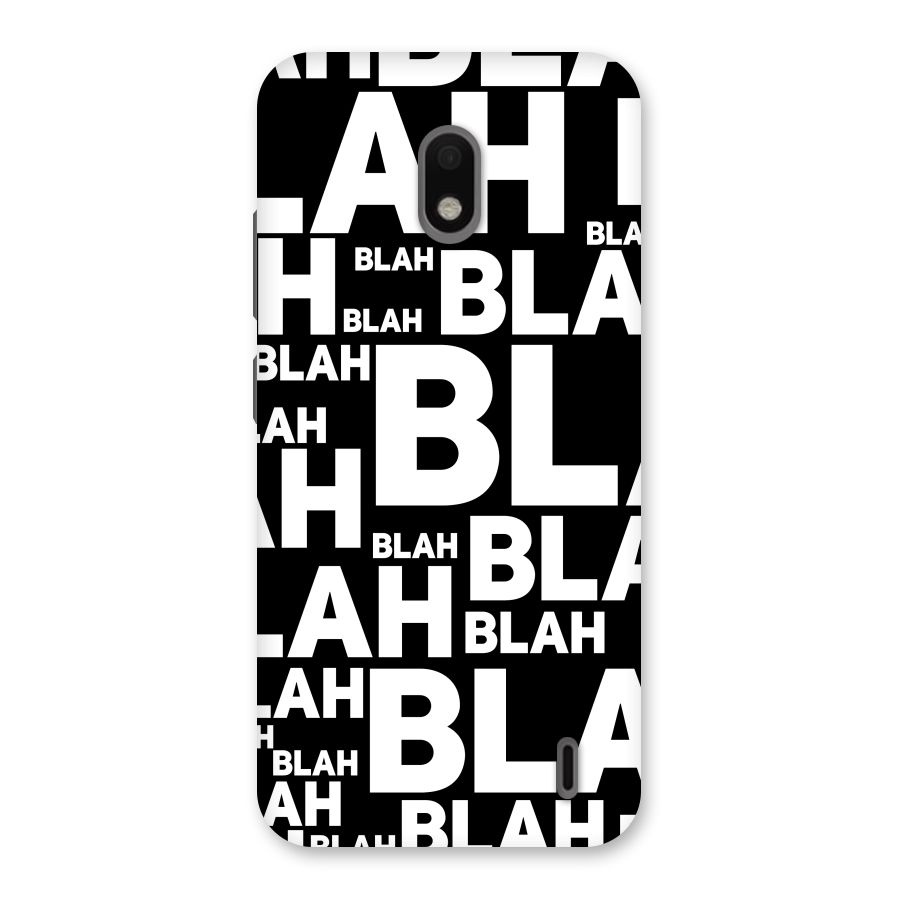 Blah Blah Pattern Back Case for Nokia 2.2