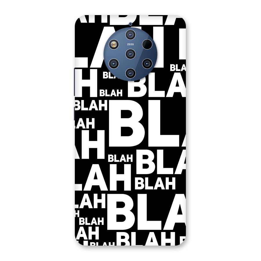 Blah Blah Pattern Back Case for Nokia 9 PureView