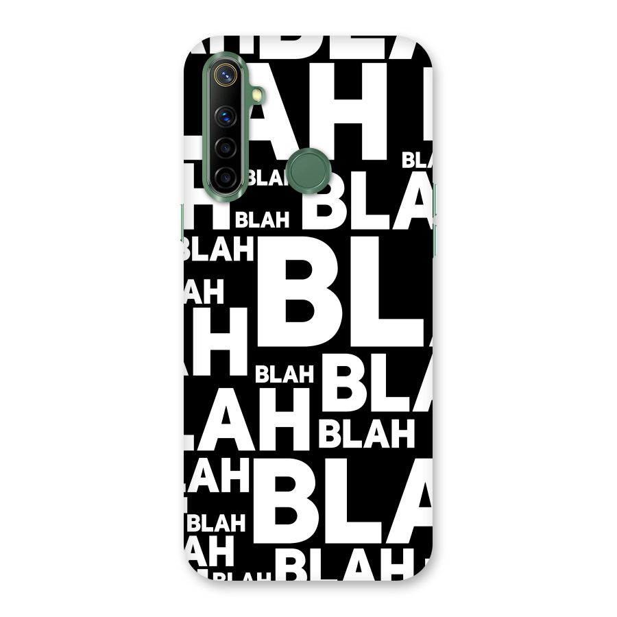 Blah Blah Pattern Back Case for Realme Narzo 10