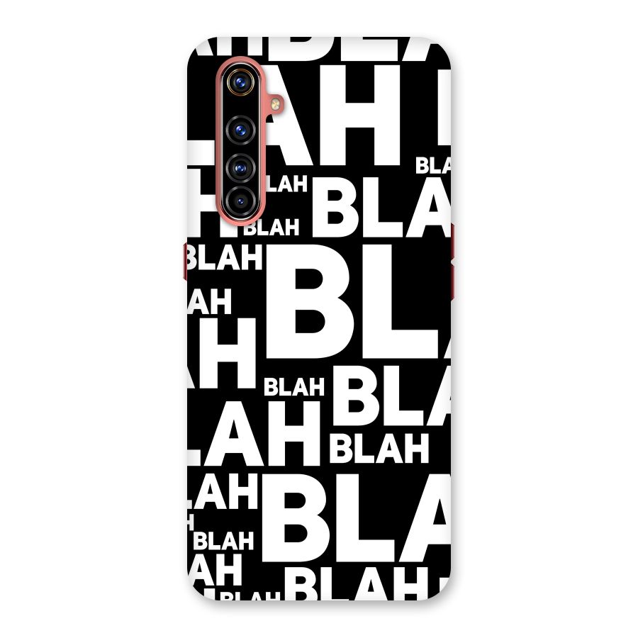 Blah Blah Pattern Back Case for Realme X50 Pro