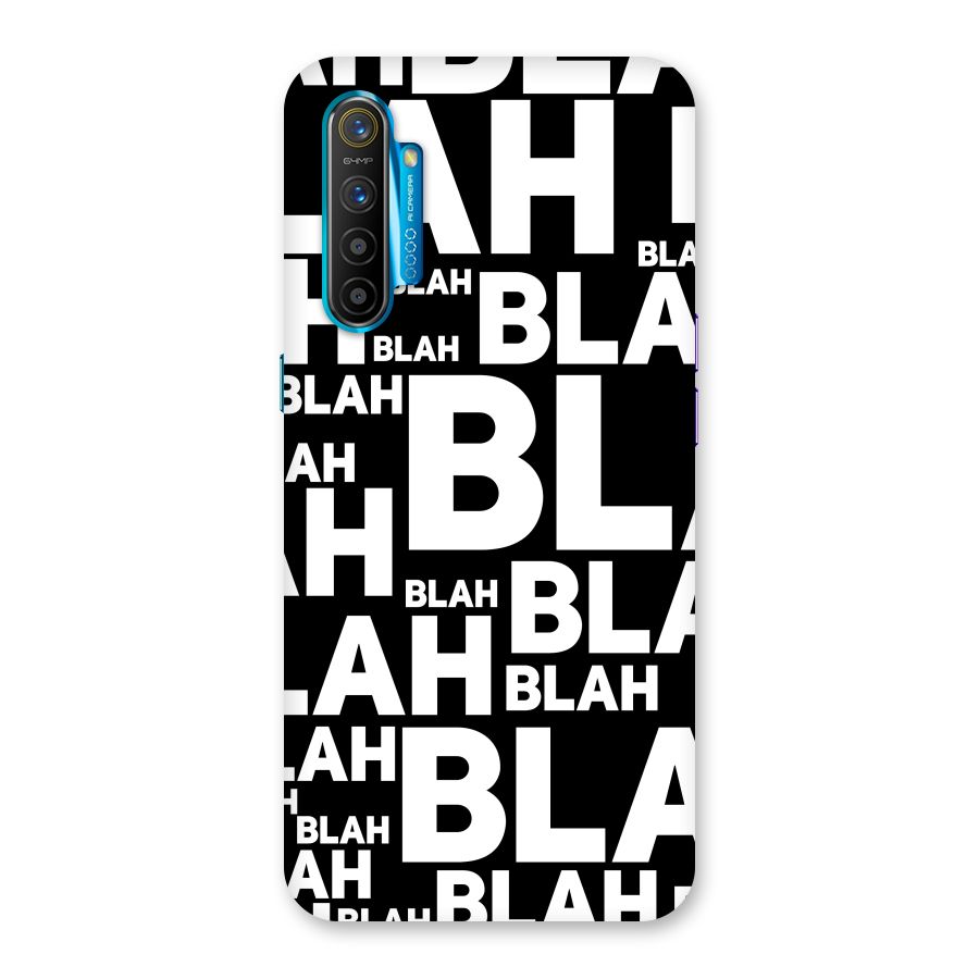 Blah Blah Pattern Back Case for Realme XT