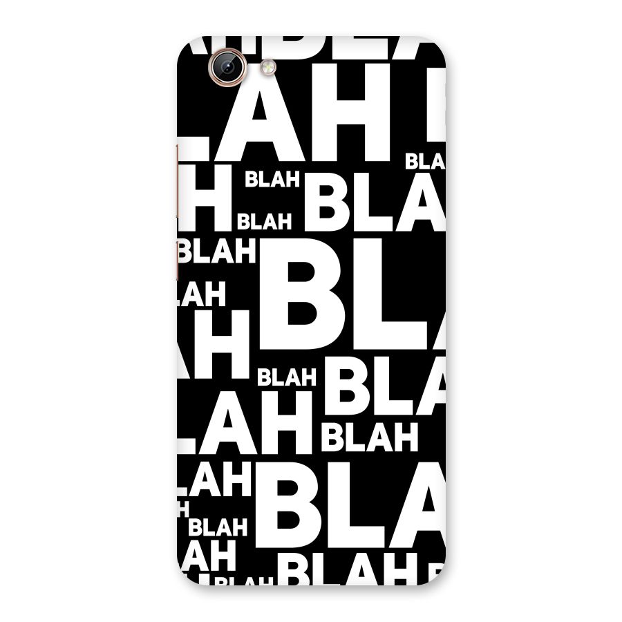 Blah Blah Pattern Back Case for Vivo Y71