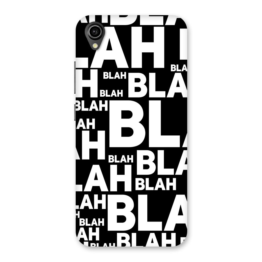 Blah Blah Pattern Back Case for Vivo Y90
