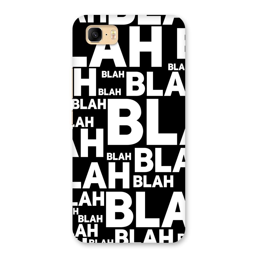 Blah Blah Pattern Back Case for Zenfone 3s Max