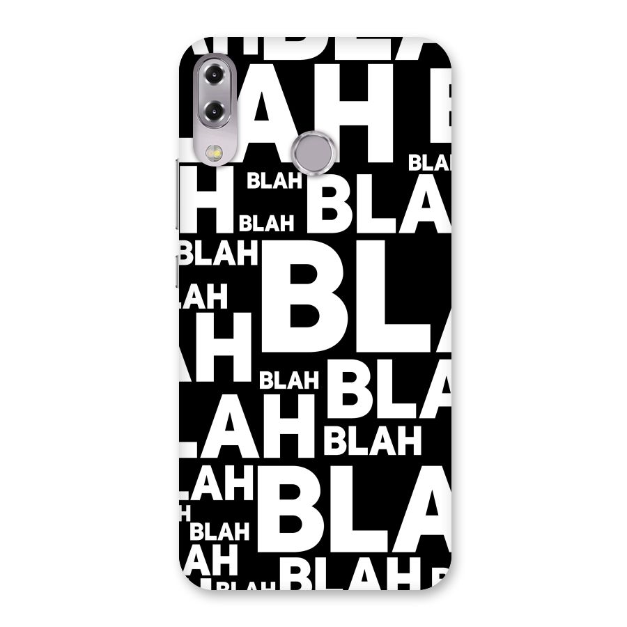 Blah Blah Pattern Back Case for Zenfone 5Z