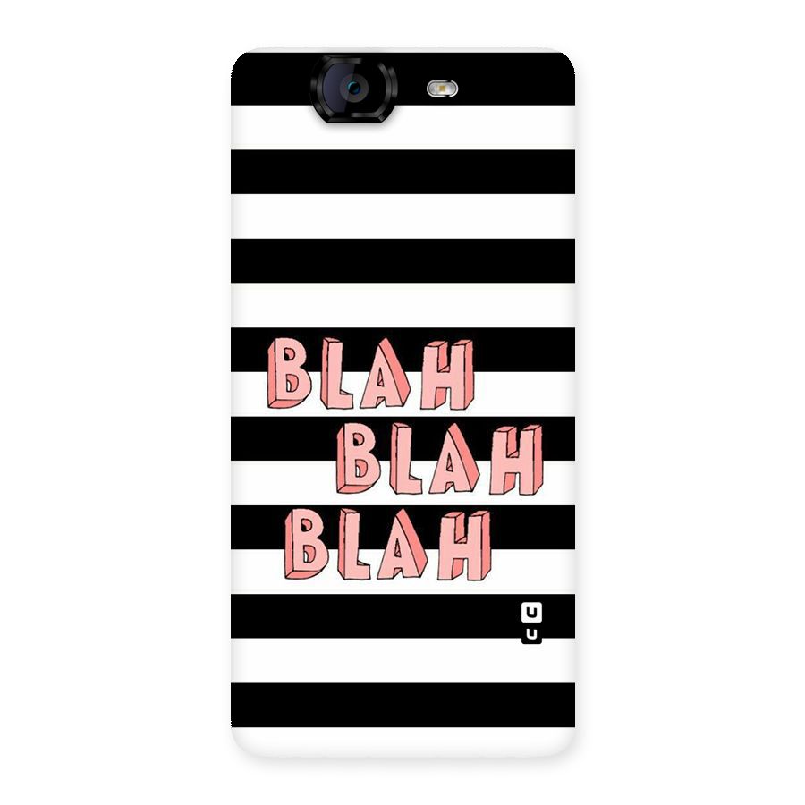 Blah Bold Stripes Back Case for Canvas Knight A350