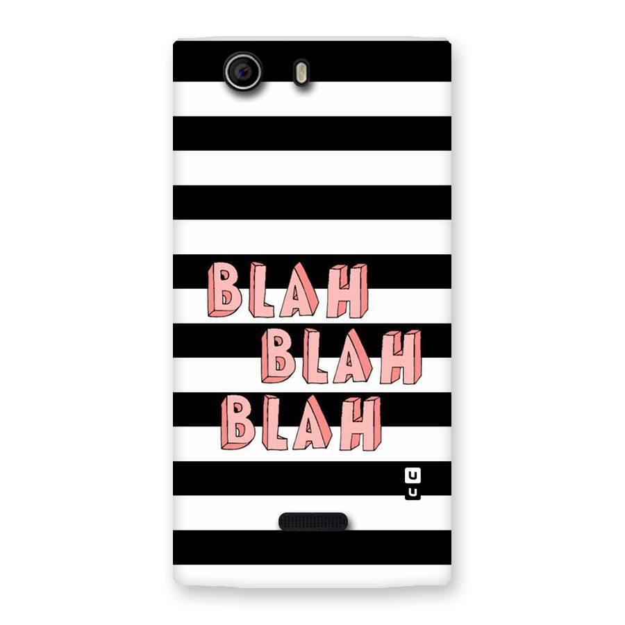 Blah Bold Stripes Back Case for Canvas Nitro 2 E311