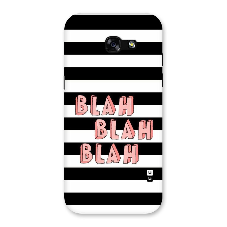 Blah Bold Stripes Back Case for Galaxy A5 2017