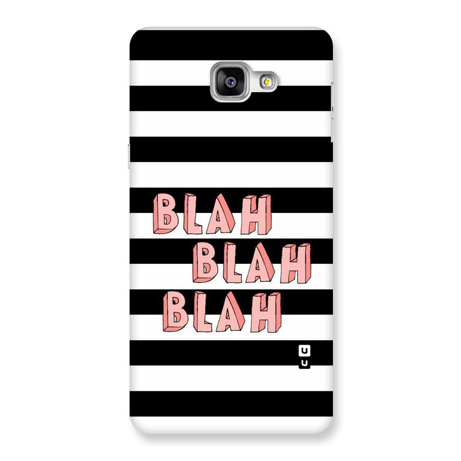 Blah Bold Stripes Back Case for Galaxy A9