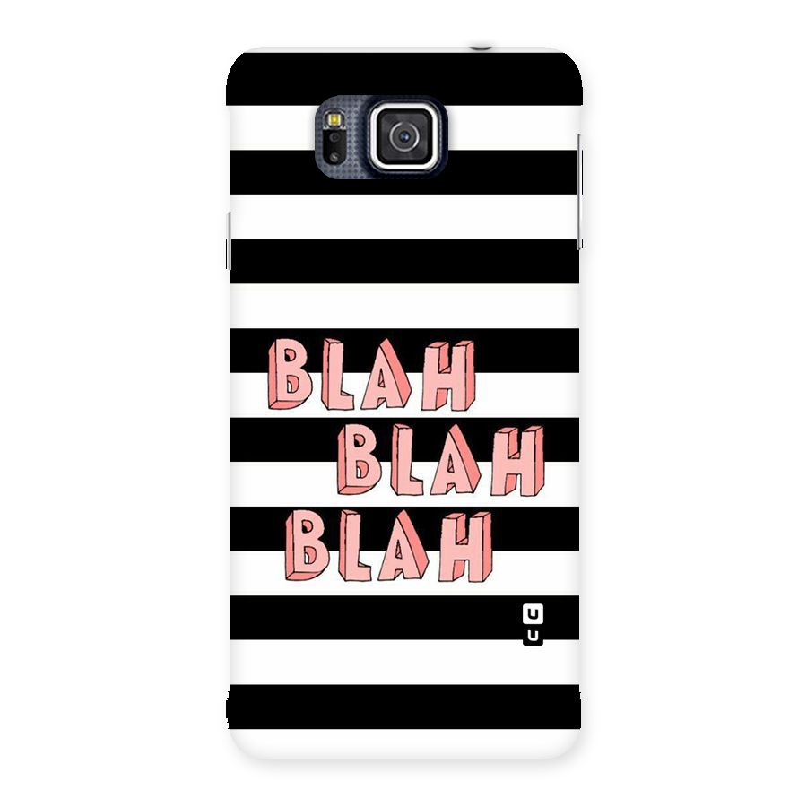 Blah Bold Stripes Back Case for Galaxy Alpha