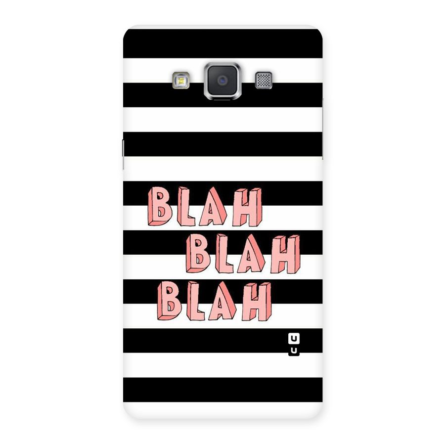 Blah Bold Stripes Back Case for Galaxy Grand 3