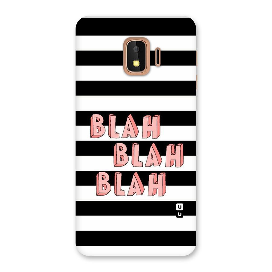 Blah Bold Stripes Back Case for Galaxy J2 Core