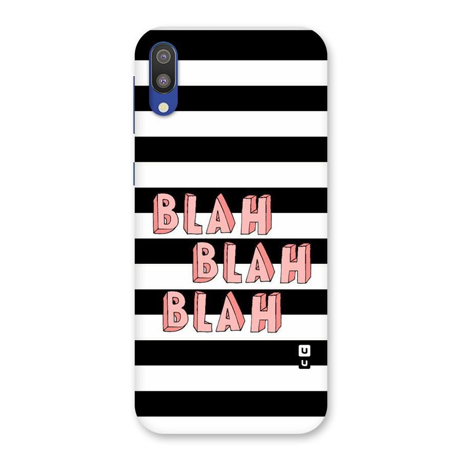 Blah Bold Stripes Back Case for Galaxy M10