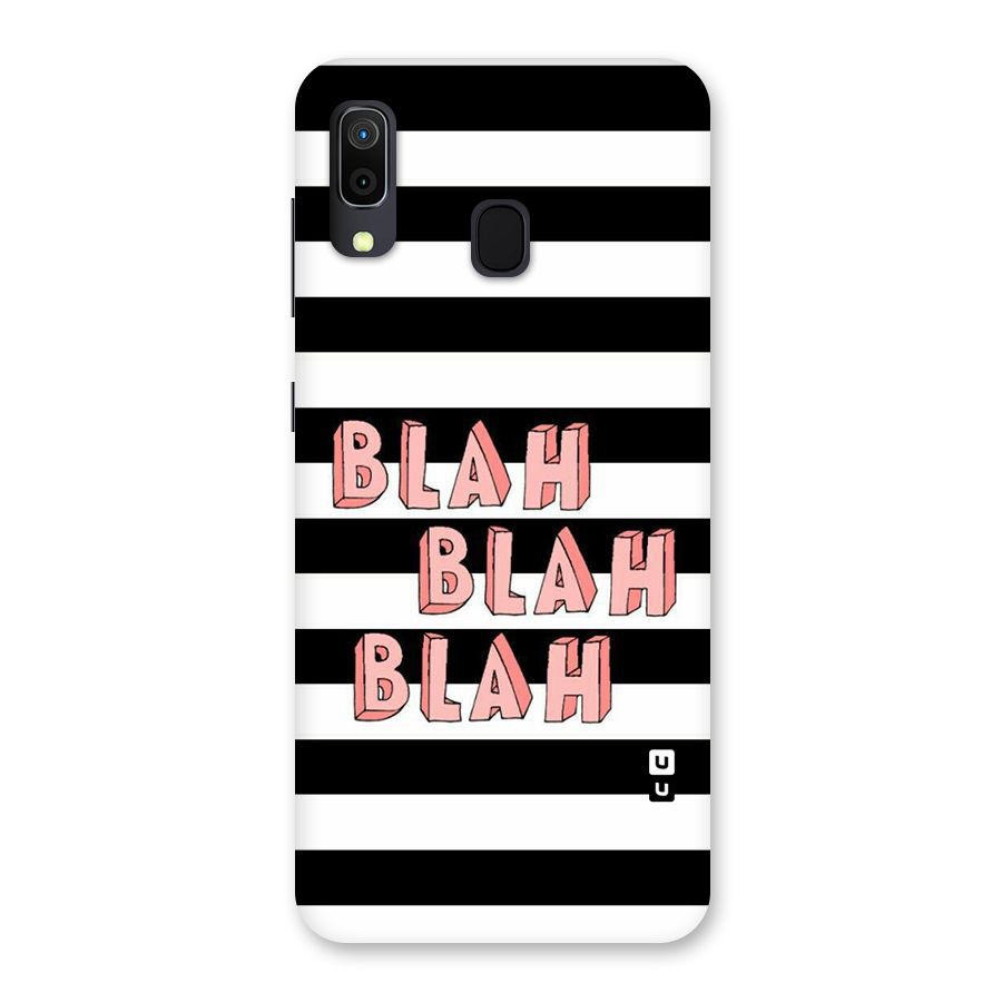 Blah Bold Stripes Back Case for Galaxy M10s