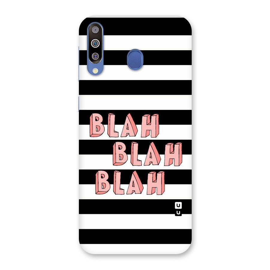 Blah Bold Stripes Back Case for Galaxy M30