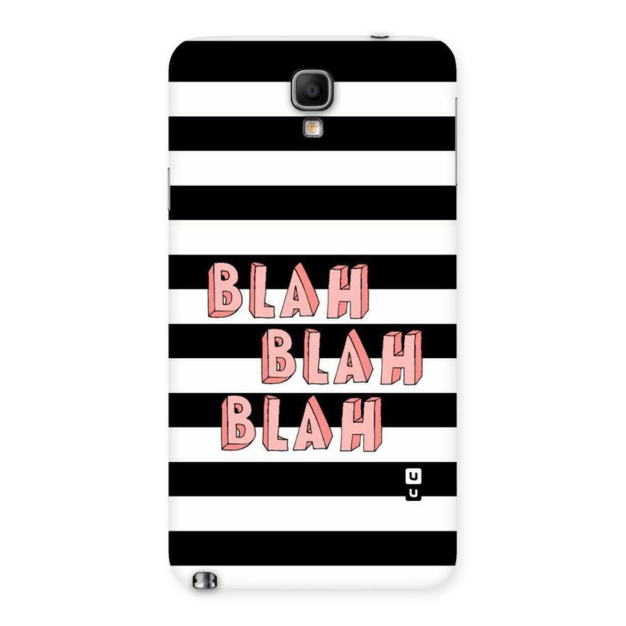 Blah Bold Stripes Back Case for Galaxy Note 3 Neo