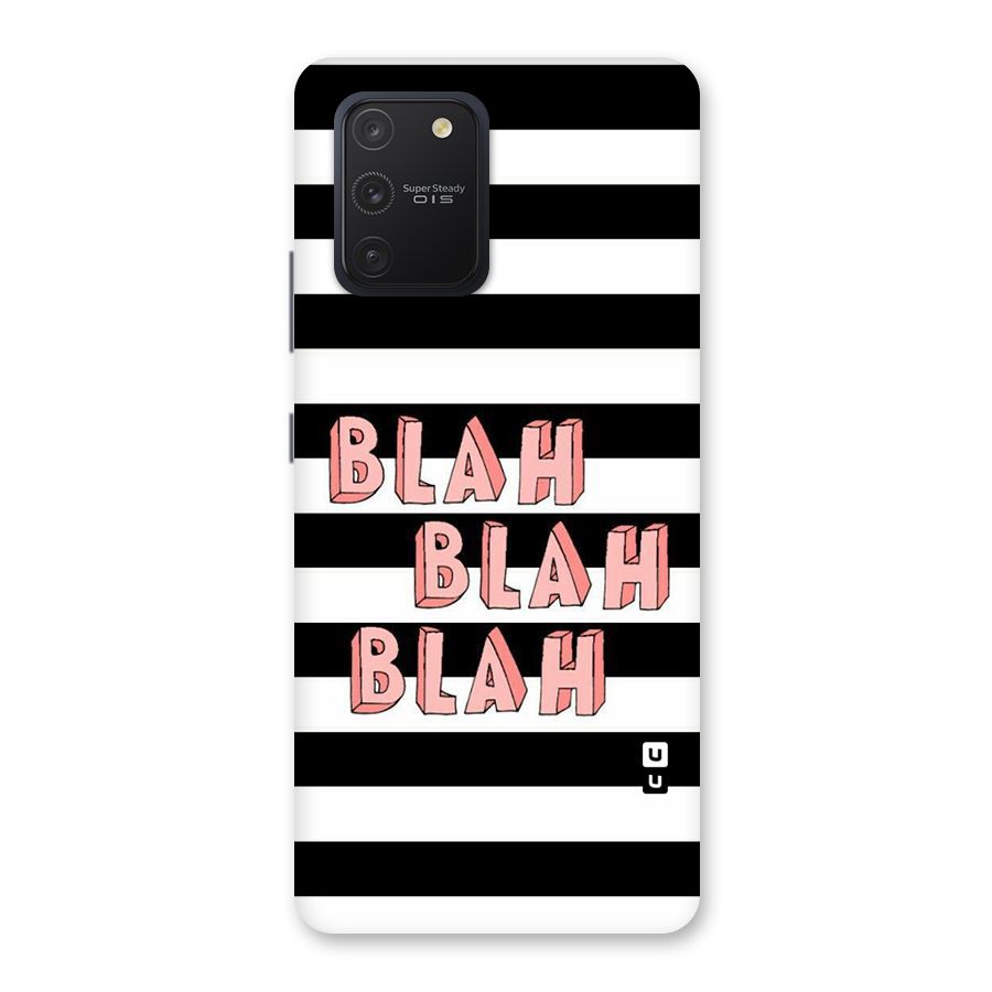 Blah Bold Stripes Back Case for Galaxy S10 Lite