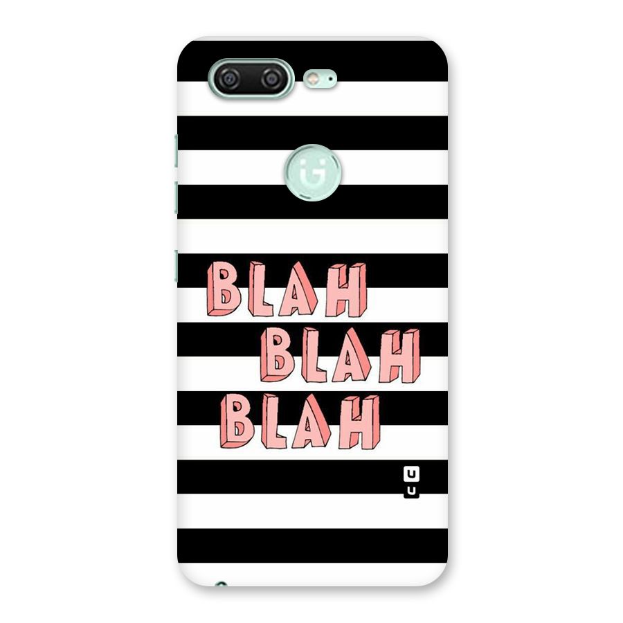 Blah Bold Stripes Back Case for Gionee S10