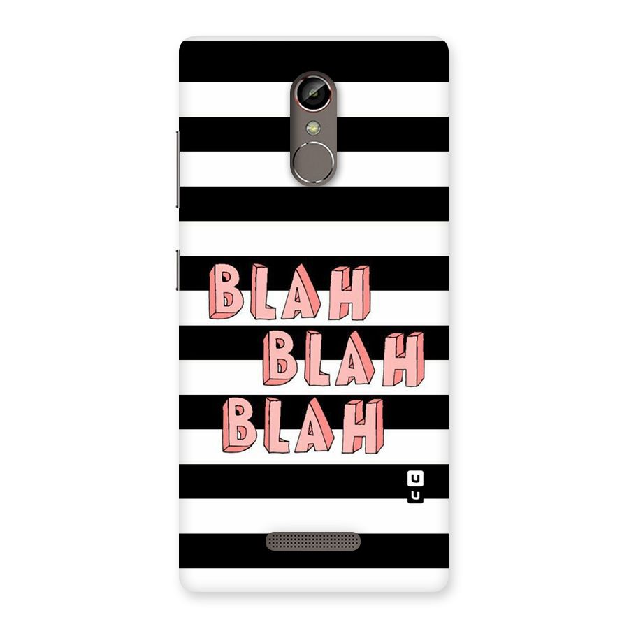 Blah Bold Stripes Back Case for Gionee S6s