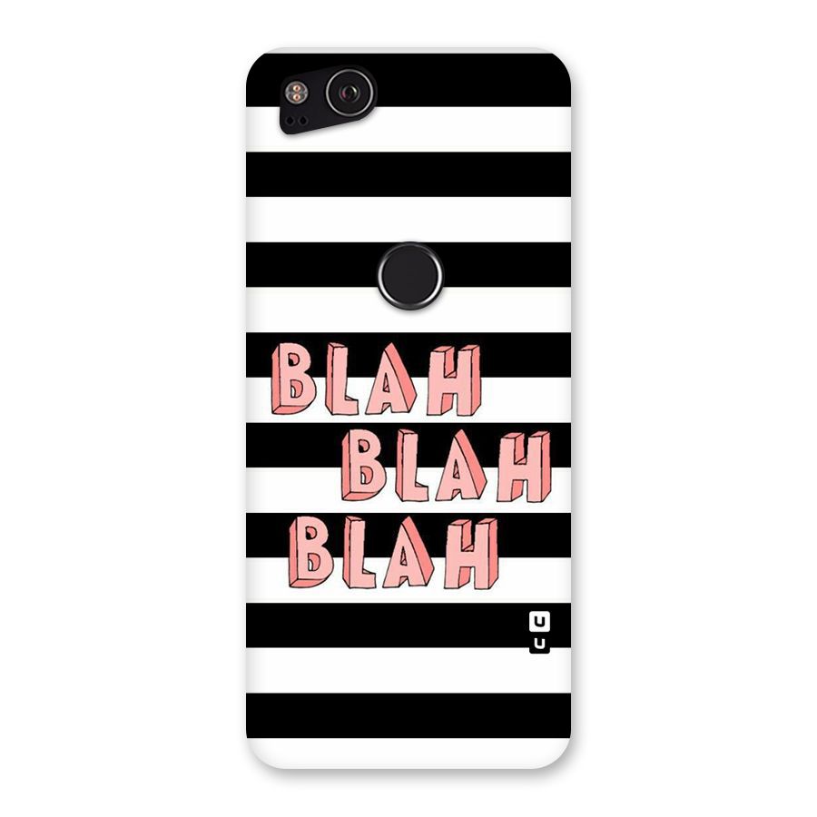 Blah Bold Stripes Back Case for Google Pixel 2